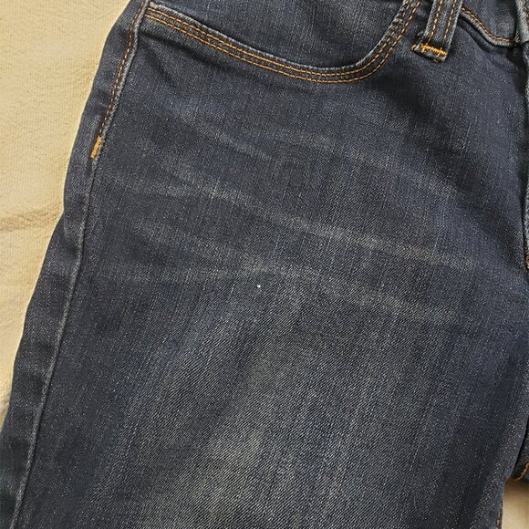 Banana Republic Dark Wash Blue Jeans Size 28/6 Skinny Leg Low Rise Stretch Y2K - Picture 7 of 16